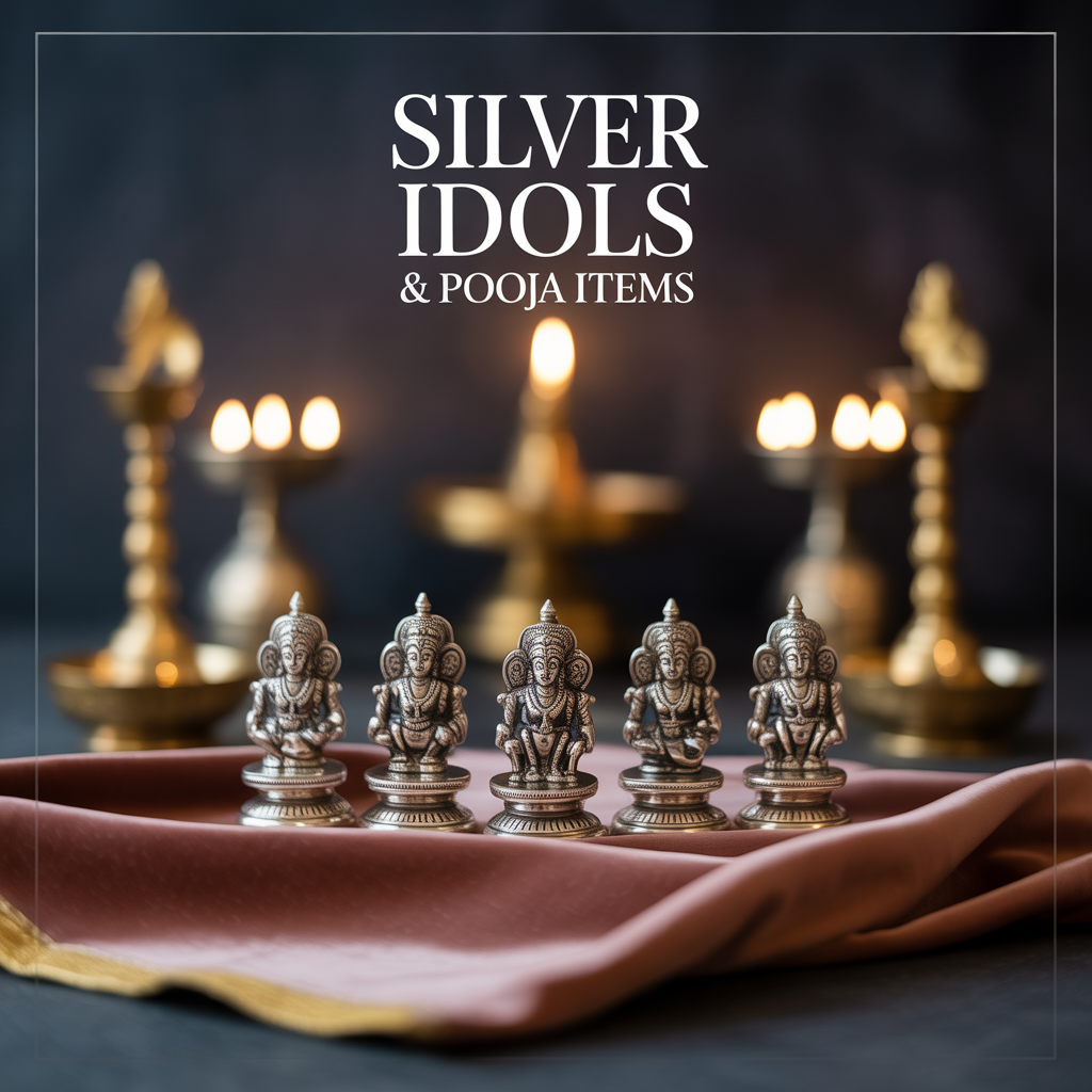 Silver Pooja Idols - Chandrika Jewellers